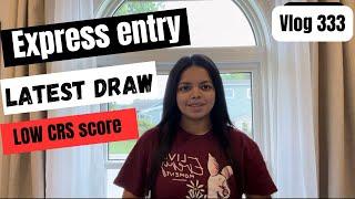 Latest express entry draw in Sep 2024 Low CRS score #canadavlogs #expressentry #canadapr #crsscore