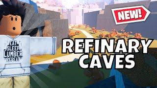 My First Time Playing REFINERY CAVES A Game Like Lumber Tycoon 2