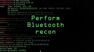 Snoop on Bluetooth Devices Using Kali Linux Tutorial