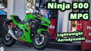 2024 Kawasaki Ninja 500 – DM Commuter MPG Test  Real-world Fuel Economy Ride