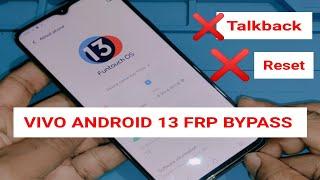 All Vivo Frp Android 13 New Method  vivo y53s  frp android 13 vivo talkback not work