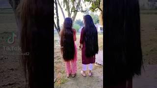 long hair girls tiktok   long hair rapunzel  #shorts #youtubeshorts #longhair #longhairtiktok