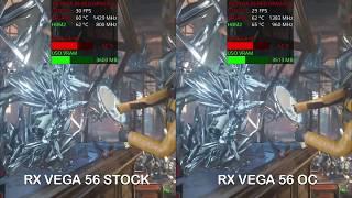 RX Vega 56 Stock vs Overclock - 3DMark TimeSpy