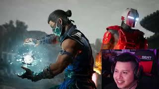 SEKTOR CYRAX RAIN FROST & SMOKE THIS IS TOO MUCH - MK1 Official Lin Kuei Trailer Reaction