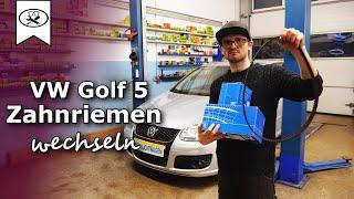 VW Golf 5 1.9 TDI BLS Zahnriemen Wechsel  VW Golf 5 change timing belt  VitjaWolf  Tutorial  HD