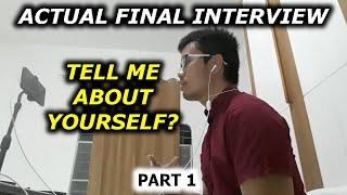 Actual Call Center FINAL INTERVIEW Question and Answer TELL ME ABOUT YOURSELF Part 1 2023 BPO HIRED