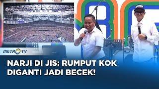 Narji di JIS Rumput Kok Diganti Jadi Becek