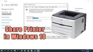How to Share a Printer in Windows 10  NETVN