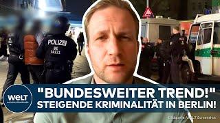 BERLIN Steigende Kriminalität in der Hauptstadt Polizeigewerkschaft sieht bundesweiten Trend