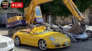 Total Supercar Fails Compilation 2023  Idiots In Cars Supercar Fails Caught On Camera