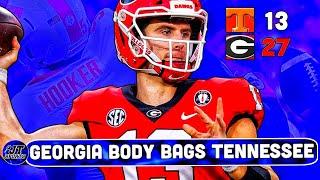 Georgia Body Bags Tennessee Reaction & Analysis  SEC  CFB