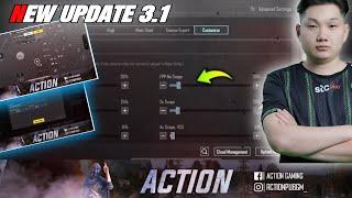 UPDATE 3.1  FLC ACTION SENSITIVITY  ACTION SENSITIVITY CODE  ACTION CONTROL CODE