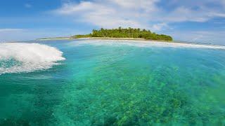 POV SURF -  INSANE CRYSTAL REEF WAVES Maldives pt.1