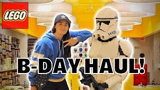 Guess what I got for by Birthday? LEGO store vlog and unboxing haul #legostarwars