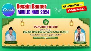 Cara Desain BANNER MAULID NABI terbaru 2024 di Canva