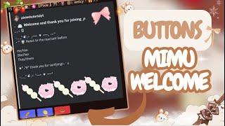 NEW Mimu Welcome With BUTTON ROLES  2024