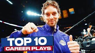 Pau Gasol Top 10 Career Plays 