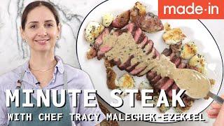 How To Cook Minute Steak with Chef Tracy Malechek-Ezekiel   Made In Cookware