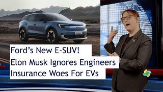 EcoTEC Episode 267 Fords New e-SUV Elon Musk Ignores Engineers Insurance Issues for EV Owners