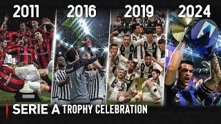 Serie A Trophy Celebration In FIFA  2011 - 2024 