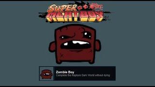 Super Meat Boy- Zombie Boy Achievement Dark Rapture No Death