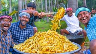 FRENCH FRIES  Crispy French Fried potatoes Recipe Cooking In Village  Finger Chips  Easy Snacks