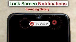 how to set lock screen notification in samsung  how to change notification style on samsung