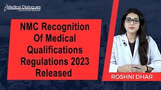 NMC Recognition Of Medical Qualifications Regulations 2023 Released