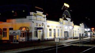 Станция Бобруйск ночью