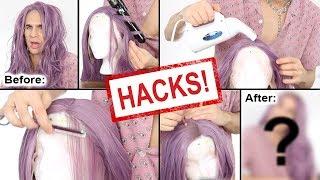I MADE A CHEAP AMAZON WIG LOOK BETTER THAN MY FULL LACE WIGS  synthetic wig hacks