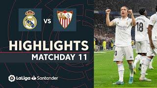 Highlights Real Madrid vs Sevilla FC 3-1