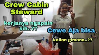 Crew cabin steward Cewe di kapal pesiar Kerjanya ngapain aja sih  Housekeeping department
