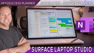 Surface Laptop Studio Review For Notetaking and Digital Planning