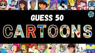 Can you guess 50 CARTOONS by their picture?   TriviaQuizChallenge