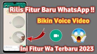 Cara membuat Pesan video Bulat di wa  Fitur baru whatsapp 2023