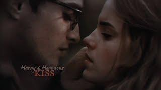 Harry & Hermione Kiss fanmade #harryhermione