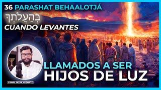 LLAMADOS A SER HIJOS DE LUZ   #36 PARASHAT BEHAALOTJÁ  CUANDO LEVANTES