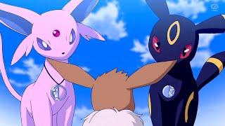 Eevee meet Espeon and Umbreon「AMV」- Howling  Pokemon Journeys Episode 79