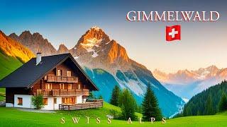 Most beautiful Swiss village Gimmelwald 2024   Must Visit from Lauterbrunnen  4K Walking Tour