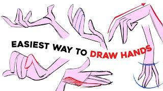 How to Draw Simplified Hands  TUTORIAL