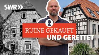 Christoph converts an ancient ruin into a modern half-timbered house  SWR Room Tour