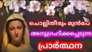 മാതാവിനോടുള്ള  ശക്തിയേറിയ പ്രാർത്ഥനPowerful Marian Prayer @KreupasanamMarianShrine