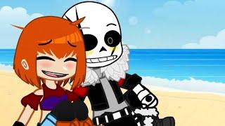 Rockabye  Meme  Undertale AU  Echotale   Frans  FT. Gaster Sans & Echo Frisk  GC