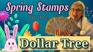 Spring is Popping Up at the Dollar Tree The NEW CLEAR STAMPS have arrived How many did I get?