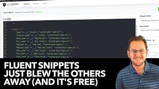 Fluent Snippets Brand New Code Snippets Plugin With A Twist