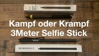 Selfie Stick 3 Meter - Welcher ist der Beste -Telesin Selfie Stick - Insta360X3 New Selfie Stick