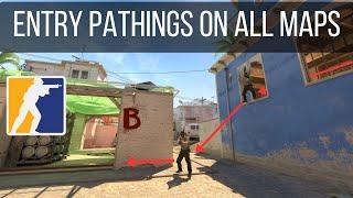 Entry Pathings on All Maps in CS2
