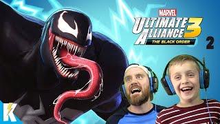 Electric Venom Marvel Ultimate Alliance 3 Part 2 Spider-Man Joins K-City GAMING