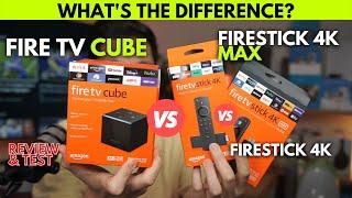 Amazon FIRE TV CUBE vs FIRESTICK 4K MAX vs 4k Which one is best?