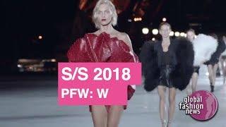 Saint Laurent Spring  Summer 2018 Mens + Womens Runway Show  Global Fashion News